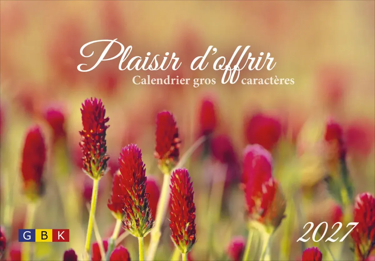 CAL PLAISIR D'OFFRIR GROS CARACTERES