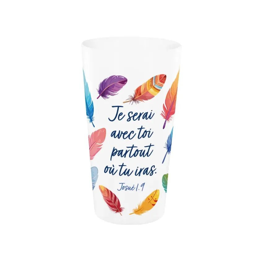 Gobelet "Je serai avec toi partout où tu iras" - 60 cl
