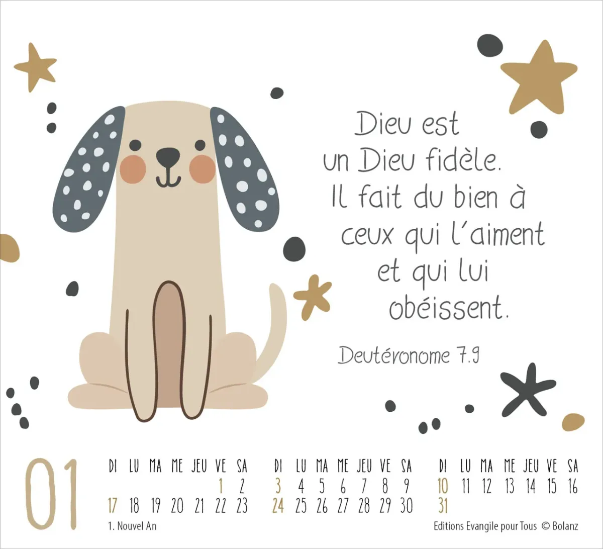 CAL PETITS AMIS - MINI CALENDRIER