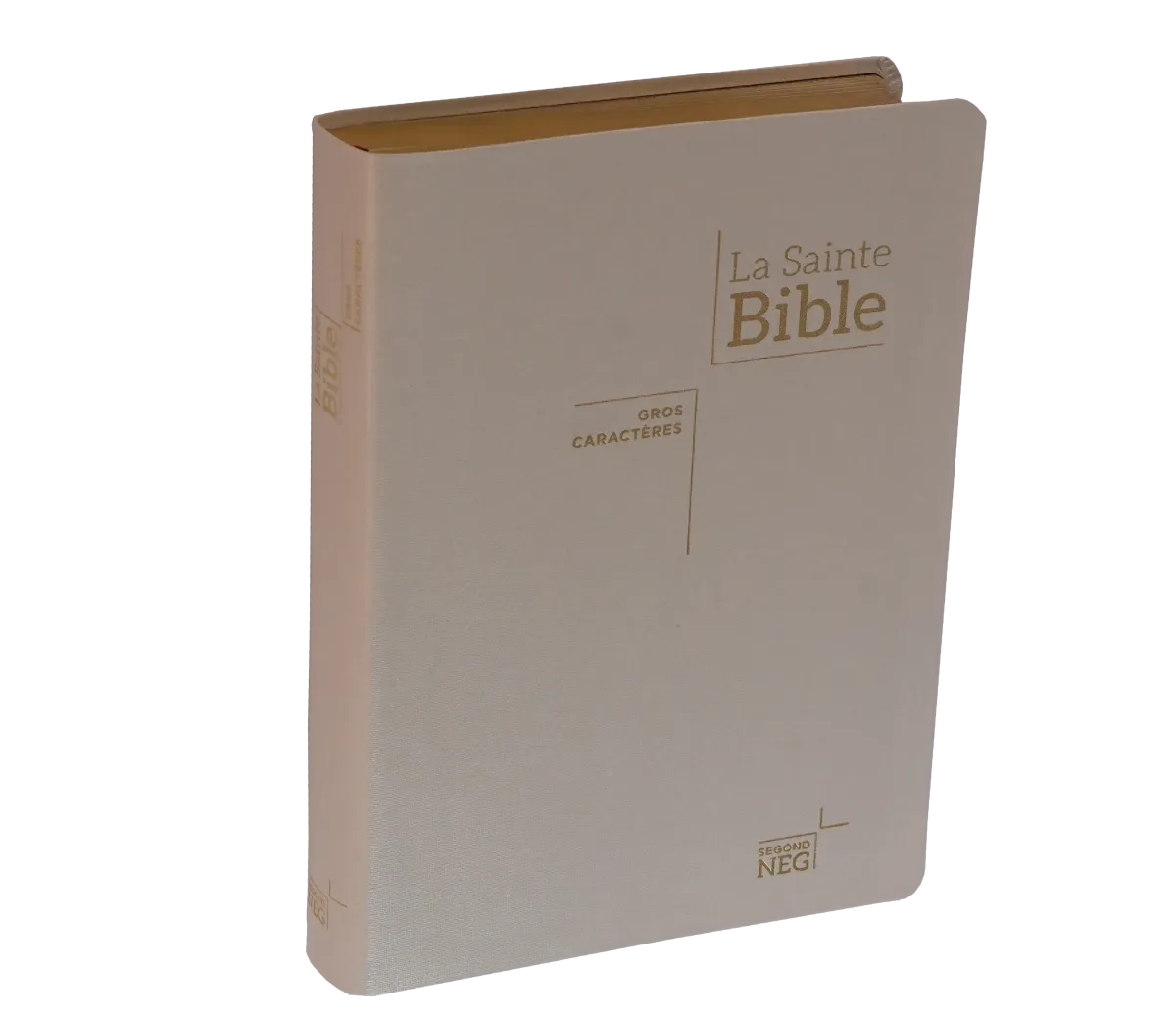 Bible Segond NEG gros caractères - blanche