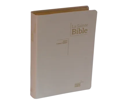 Bible Segond NEG gros caractères - blanche
