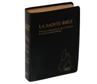 Bible d'étude Segond NEG Scofield - fibrocuir noir tranche or onglets - Nouvelle édition