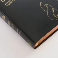 Bible d'étude Segond NEG Scofield - fibrocuir noir tranche or onglets - Nouvelle édition