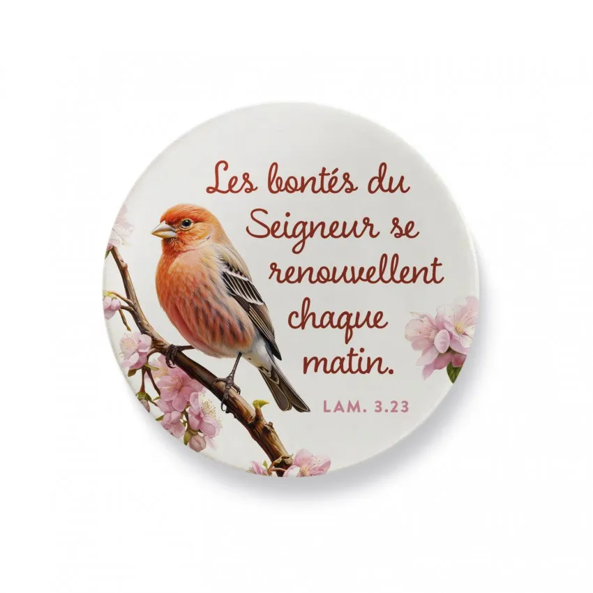 Magnet oiseau Les bontés du Seigneur