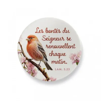 Magnet oiseau Les bontés du Seigneur