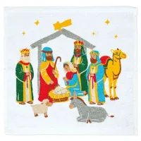 Serviette d'invité étoile de Noël