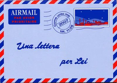 Une lettre pour vous - italien