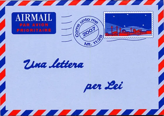 Une lettre pour vous - italien