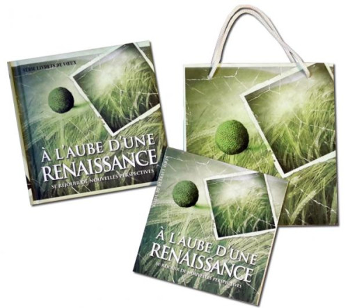 A L'AUBE D'UNE RENAISSANCE - MINI LIVRE ET SAC