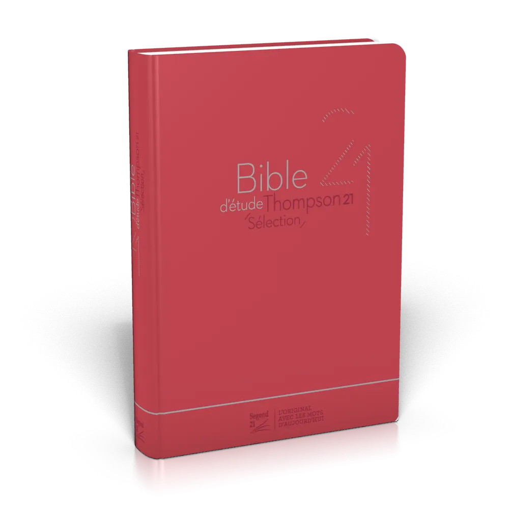 Bible d'étude Thompson 21 sélection -  couverture souple rouge