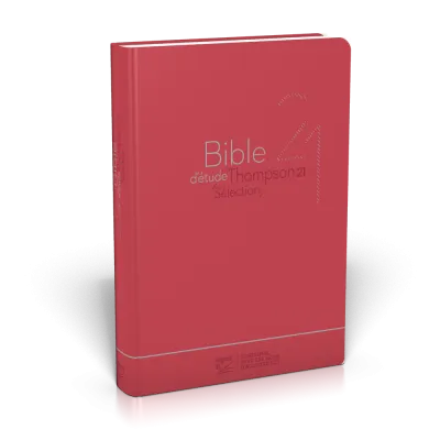 Bible d'étude Thompson 21 sélection -  couverture souple rouge