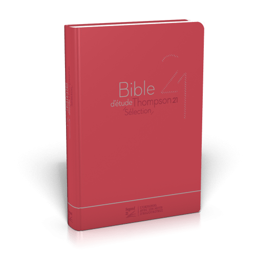 Bible d'étude Thompson 21 sélection -  couverture souple rouge