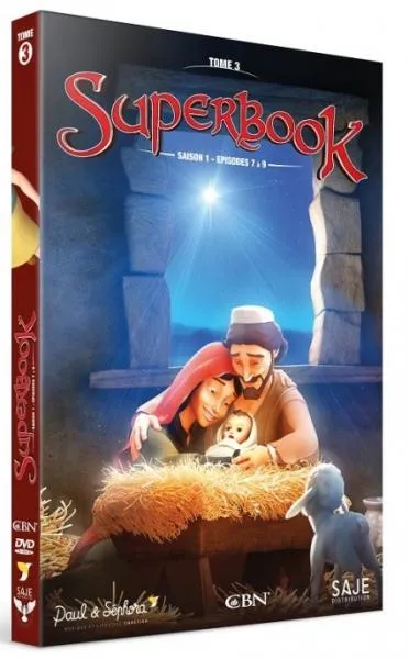 Superbook - Tome 3 (Saison 1, épisodes 7 à 9) - (Noël) DVD