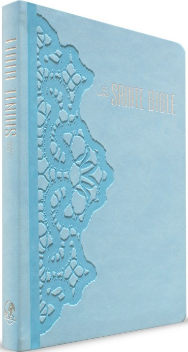 BIBLE SEGOND  ESAIE 55 PU BLEU DRAGEE DENTELLE 773