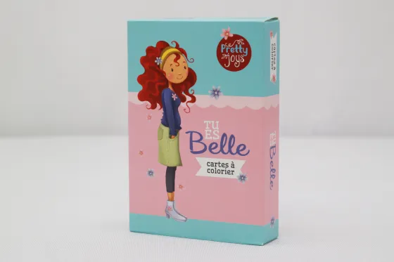 Tu es belle- cartes à colorier