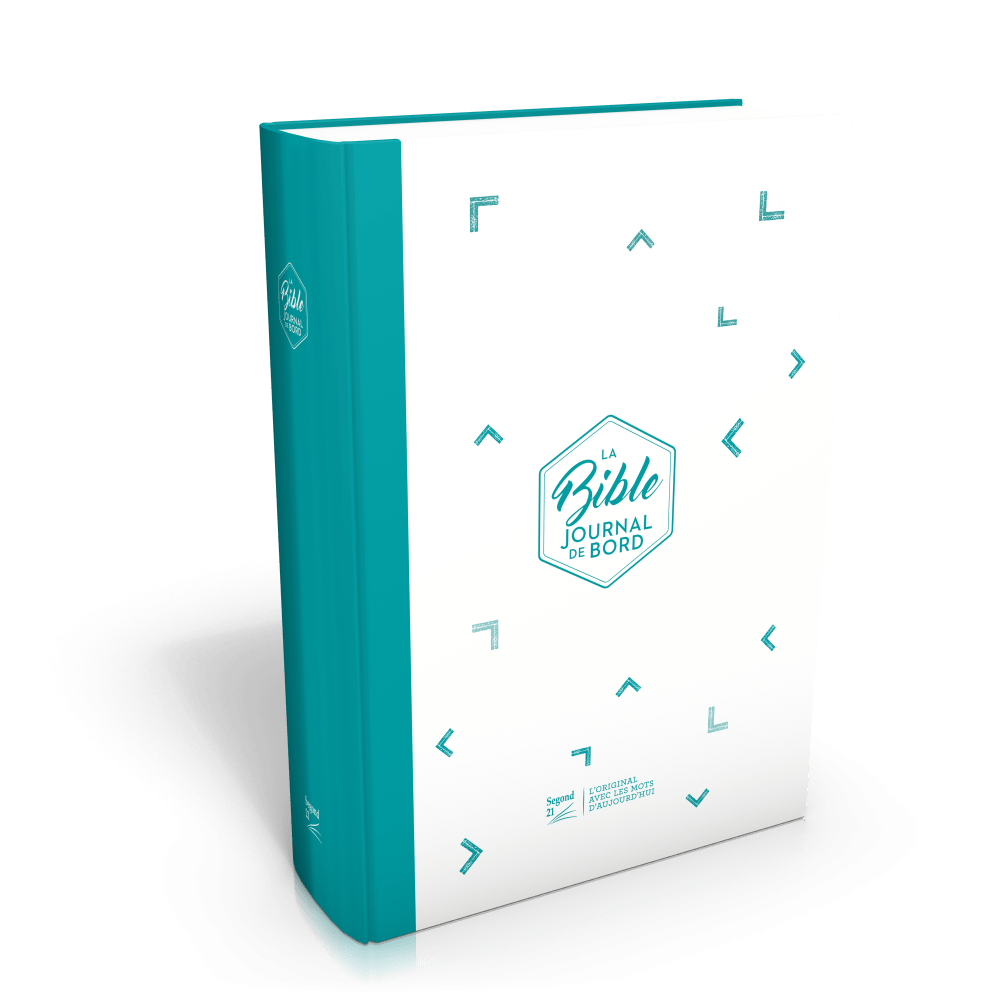Bible Segond 21 - Journal de bord, rigide, illustrée bleue