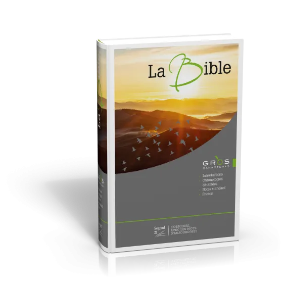 BIBLE SEGOND 21 A GROS CARACTERE ILLUSTREE RELIEE