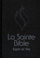 Bible Segond 1910 Esprit et Vie - Couverture rigide noir