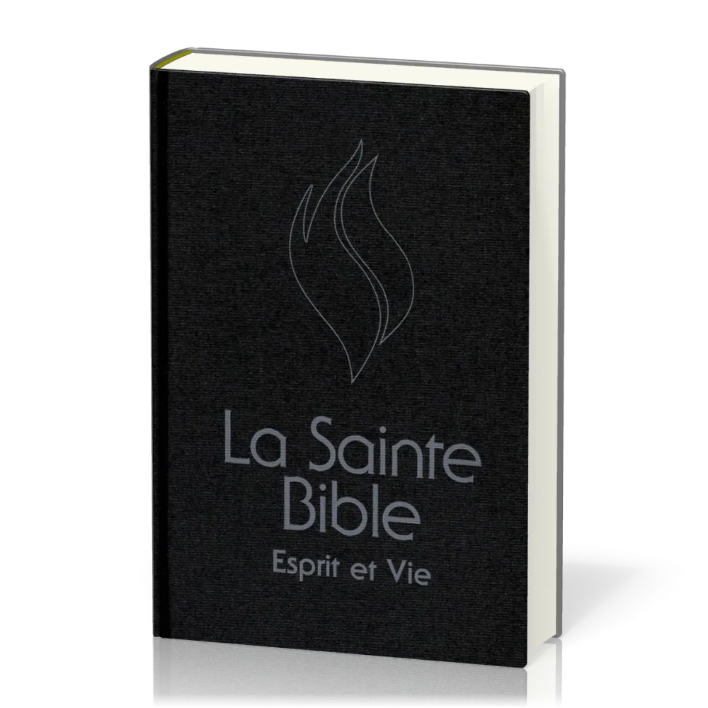 Bible Segond 1910 Esprit et Vie - Couverture rigide noir
