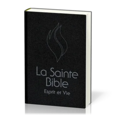 Bible Segond 1910 Esprit et Vie - Couverture rigide noir