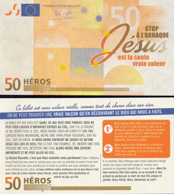BILLET 50 HEROS (Lot de 100 ex.)