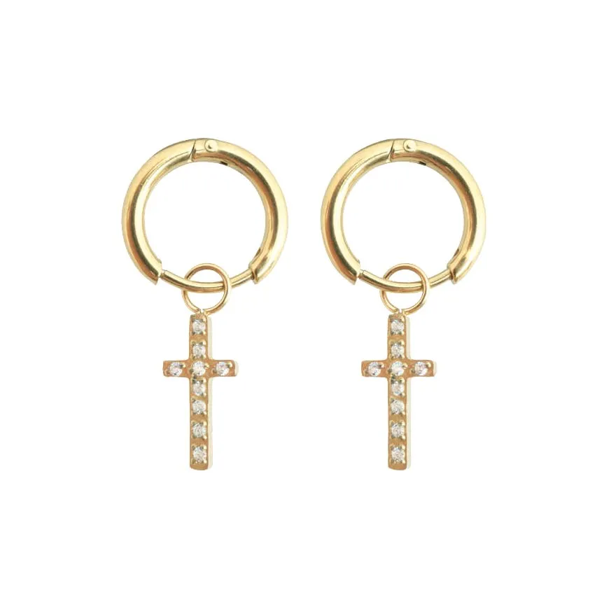 Créoles en acier inoxydable