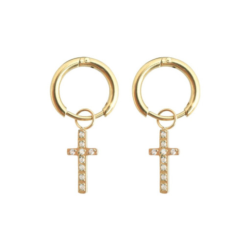 Créoles en acier inoxydable