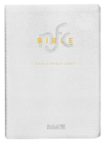 Bible Nouvelle Français courant souple cuir blanc tranche or sans deutérocanoniques