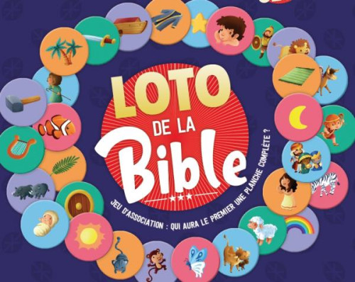 Loto de la Bible - Jeu d'association : qui aura le premier une planche complète ?